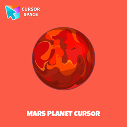Mars Planet cursor pointer cursor
