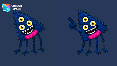 Midnight Spike Monster Cursor