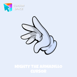 Mighty the Armadillo cursor pointer cursor