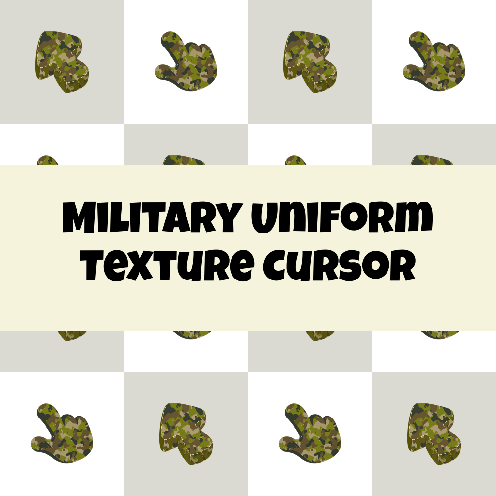 Preview Military Uniform Texture cursor custom cursor pack