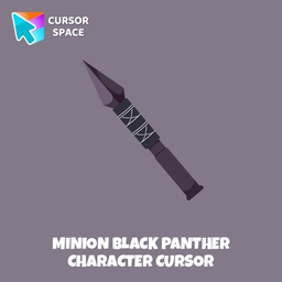 Minion Black Panther Character cursor pointer cursor