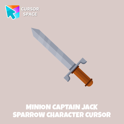 Minion Captain Jack Sparrow Character cursor pointer cursor