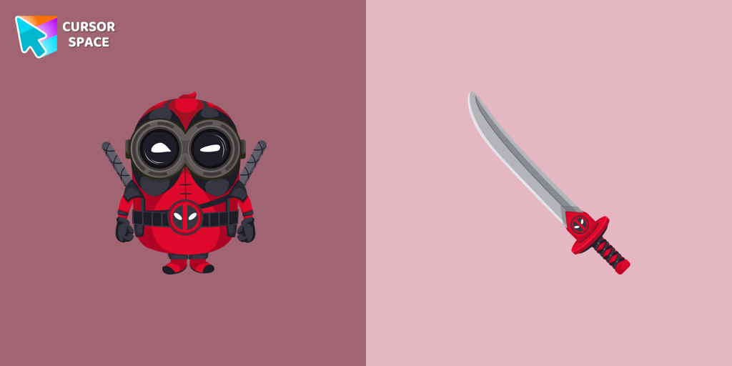 Minion Deadpool Character cursor