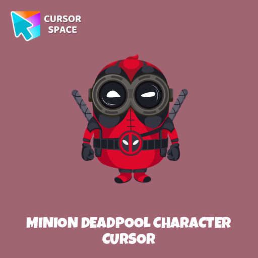 Minion Deadpool Character cursor arrow cursor