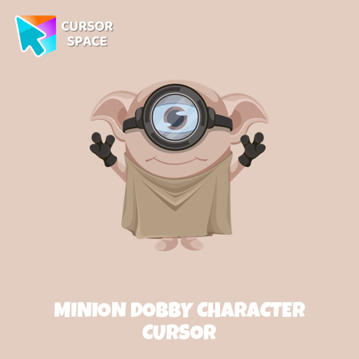 Minion Dobby Character cursor arrow cursor