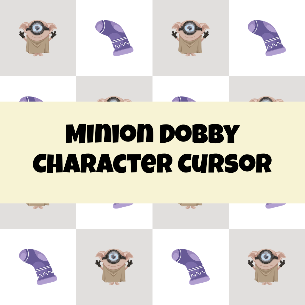 Preview Minion Dobby Character cursor custom cursor pack