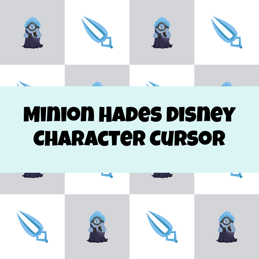 Preview Minion Hades Disney Character cursor custom cursor pack