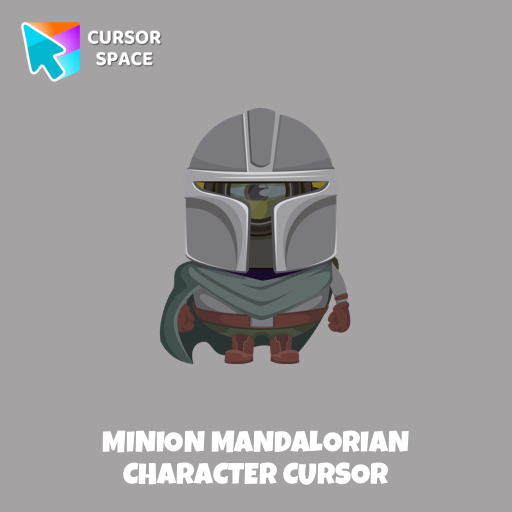 Minion Mandalorian Character cursor arrow cursor