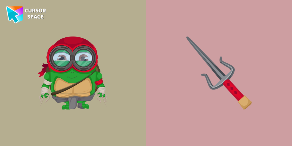 Minion Ninja Turtle Character cursor