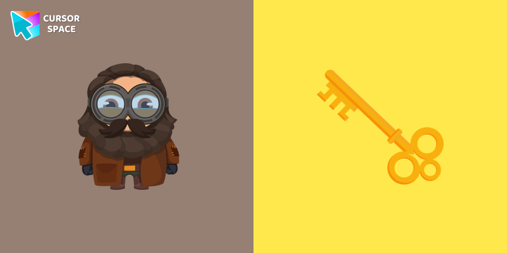 Minion Rubeus Hagrid Character cursor