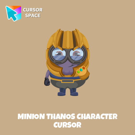Minion Thanos Character cursor arrow cursor