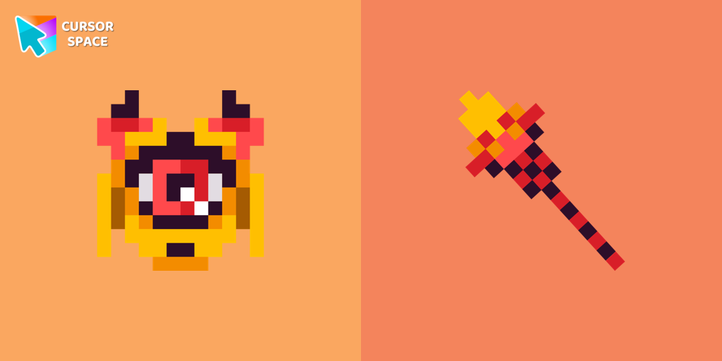 Monster Pixel cursor