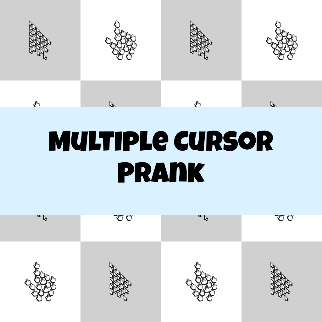 Preview Multiple cursor prank custom cursor pack