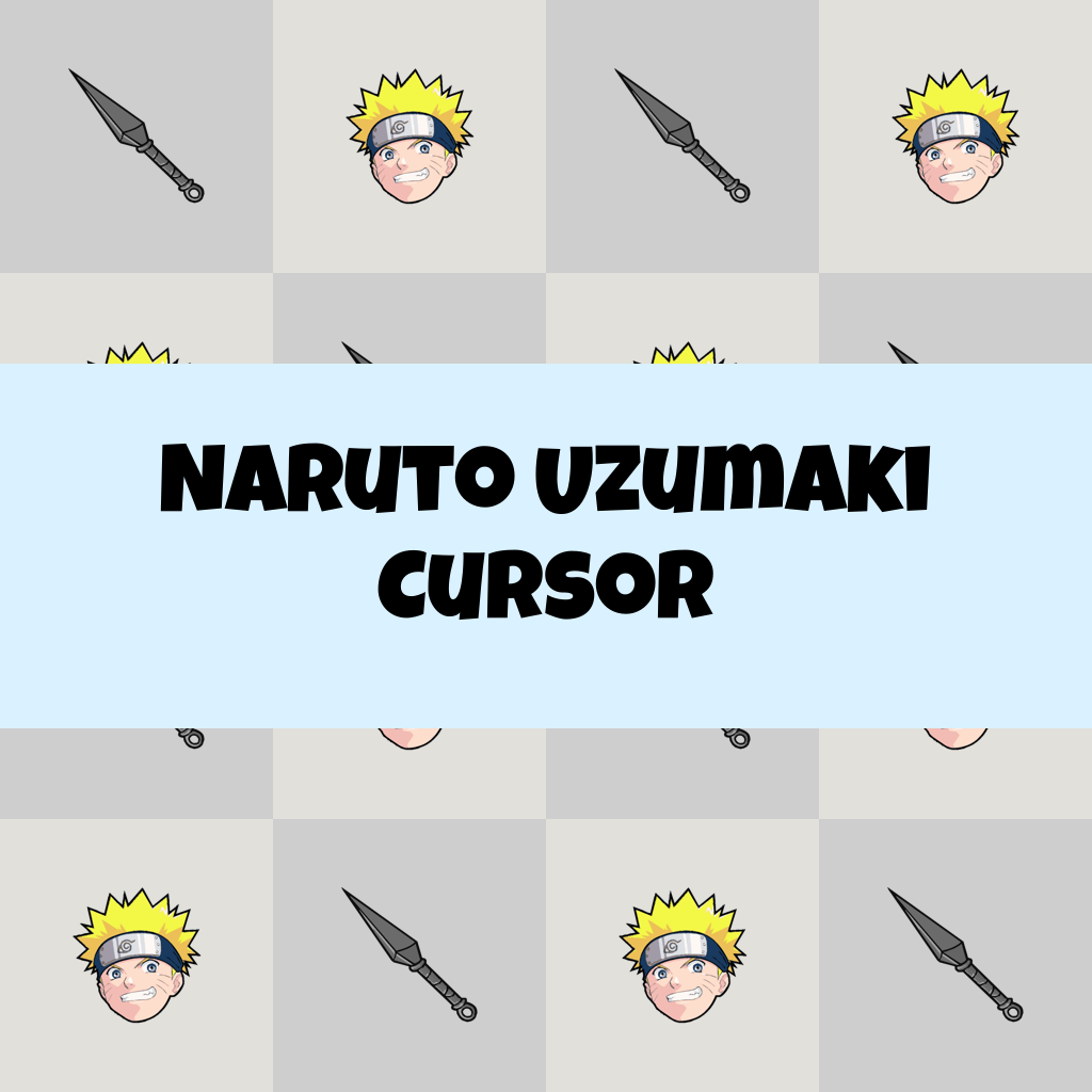 Preview Naruto Uzumaki cursor custom cursor pack