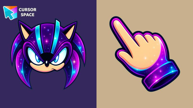 Nebula Darkspine Sonic Animated Cursor