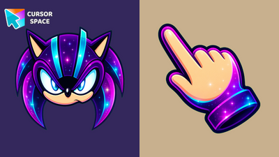 Nebula Darkspine Sonic Animated Cursor