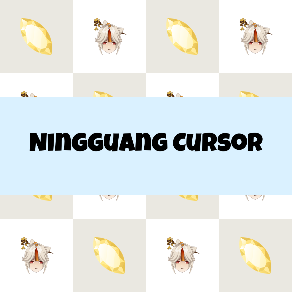 Preview Ningguang Cursor custom cursor pack