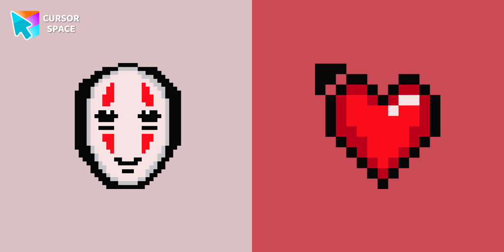 No-Face Pixel cursor