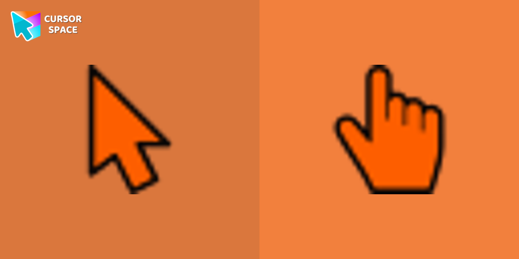 Orange cursor