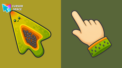 Papaya Tropical Cursor