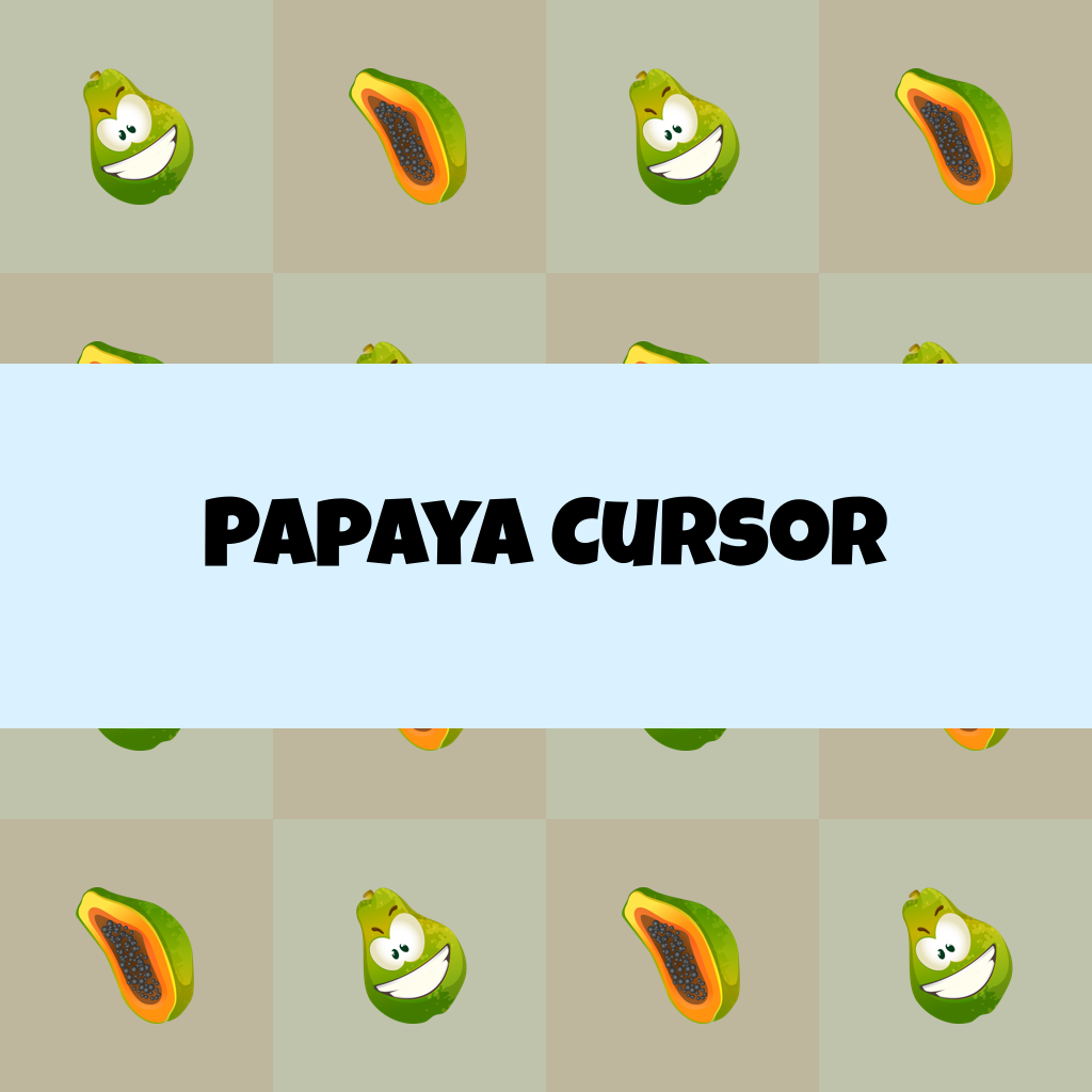 Preview Papaya cursor custom cursor pack