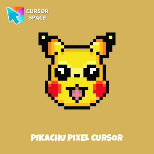 Pikachu Pixel cursor arrow cursor