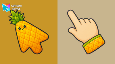 Pineapple Tropical Cursor