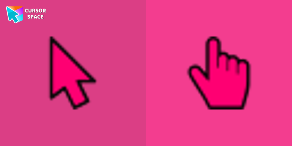 Pink cursor
