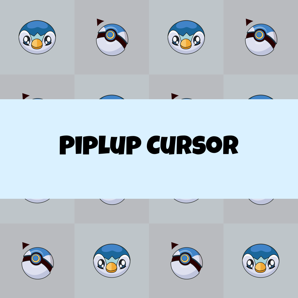 Preview Piplup cursor custom cursor pack