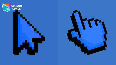 Pixel Blue Cursor