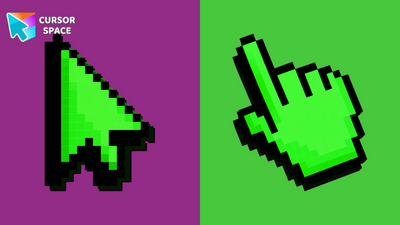 Pixel Green Cursor