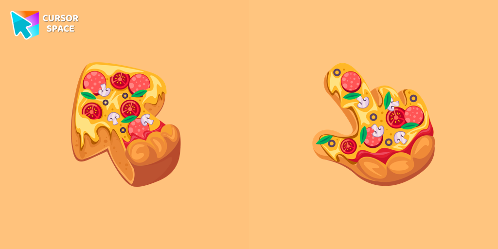 Pizza Texture cursor
