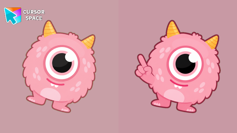 Puff Horn Monster Cursor