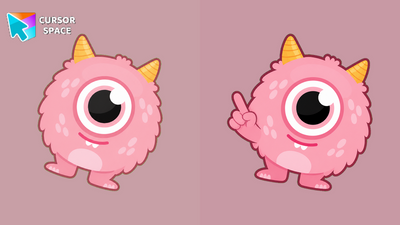 Puff Horn Monster Cursor