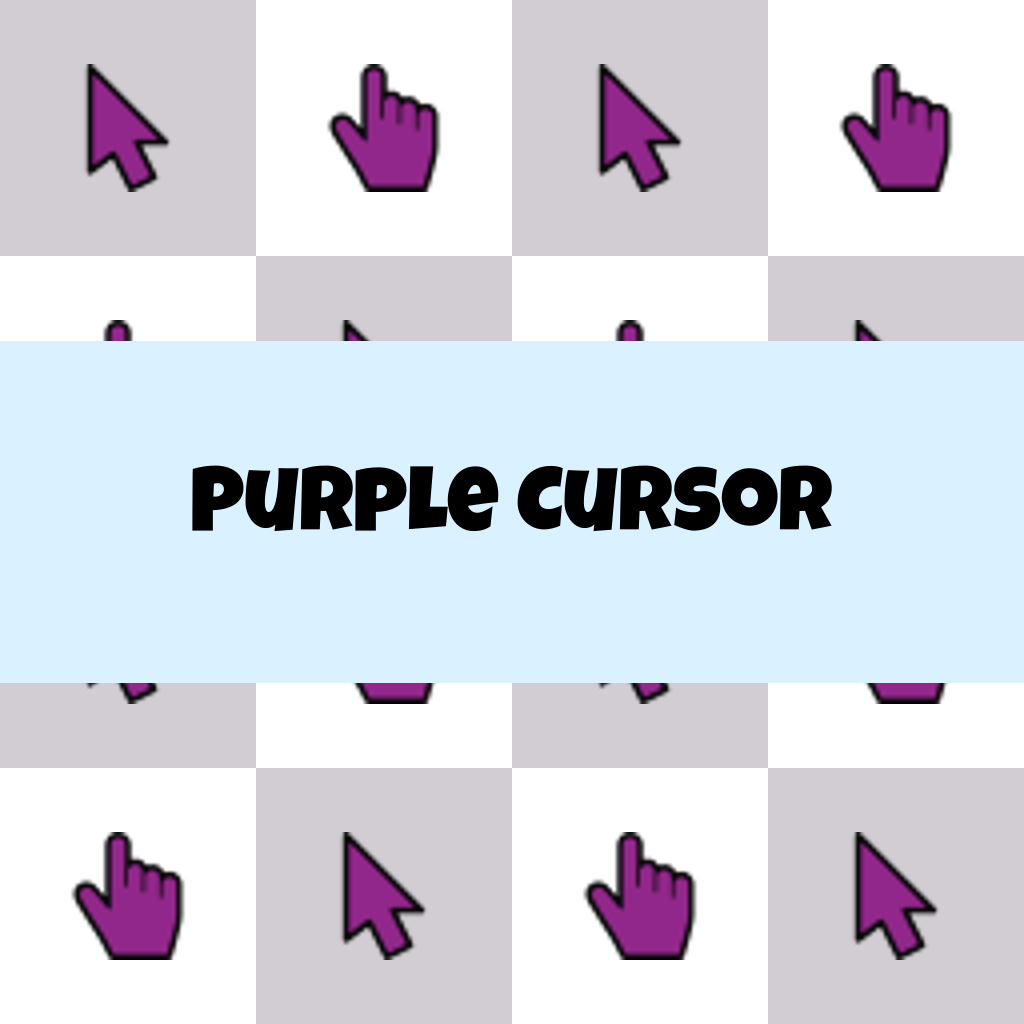 Preview Purple cursor custom cursor pack