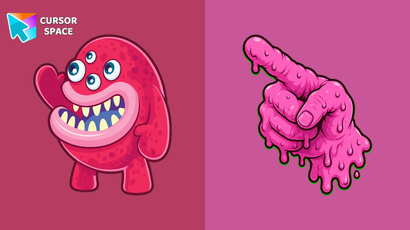 Quad Eye Gloop Monster Cursor