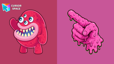 Quad Eye Gloop Monster Cursor