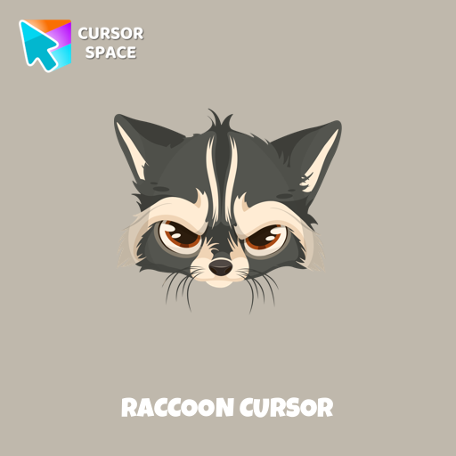 Raccoon cursor pointer cursor