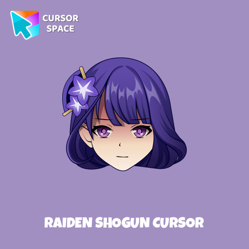 Raiden Shogun cursor arrow cursor