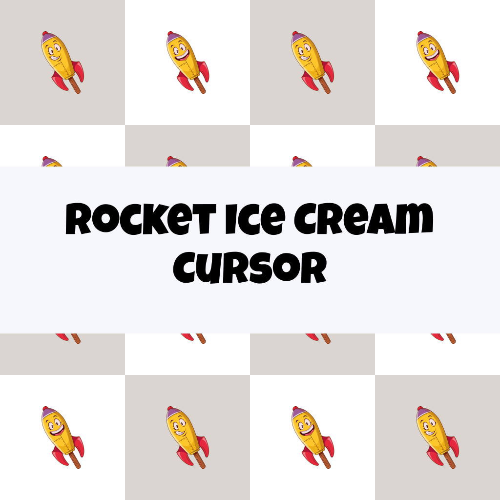 Preview Rocket Ice Cream cursor custom cursor pack