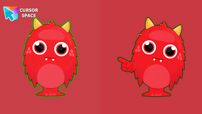 Ruby Pedestal Monster Cursor