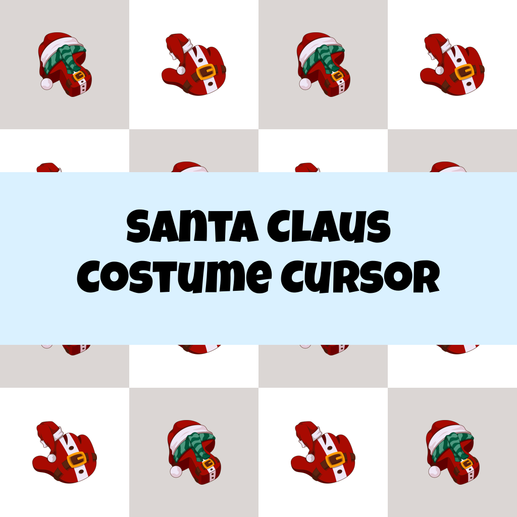 Preview Santa Claus Costume cursor custom cursor pack