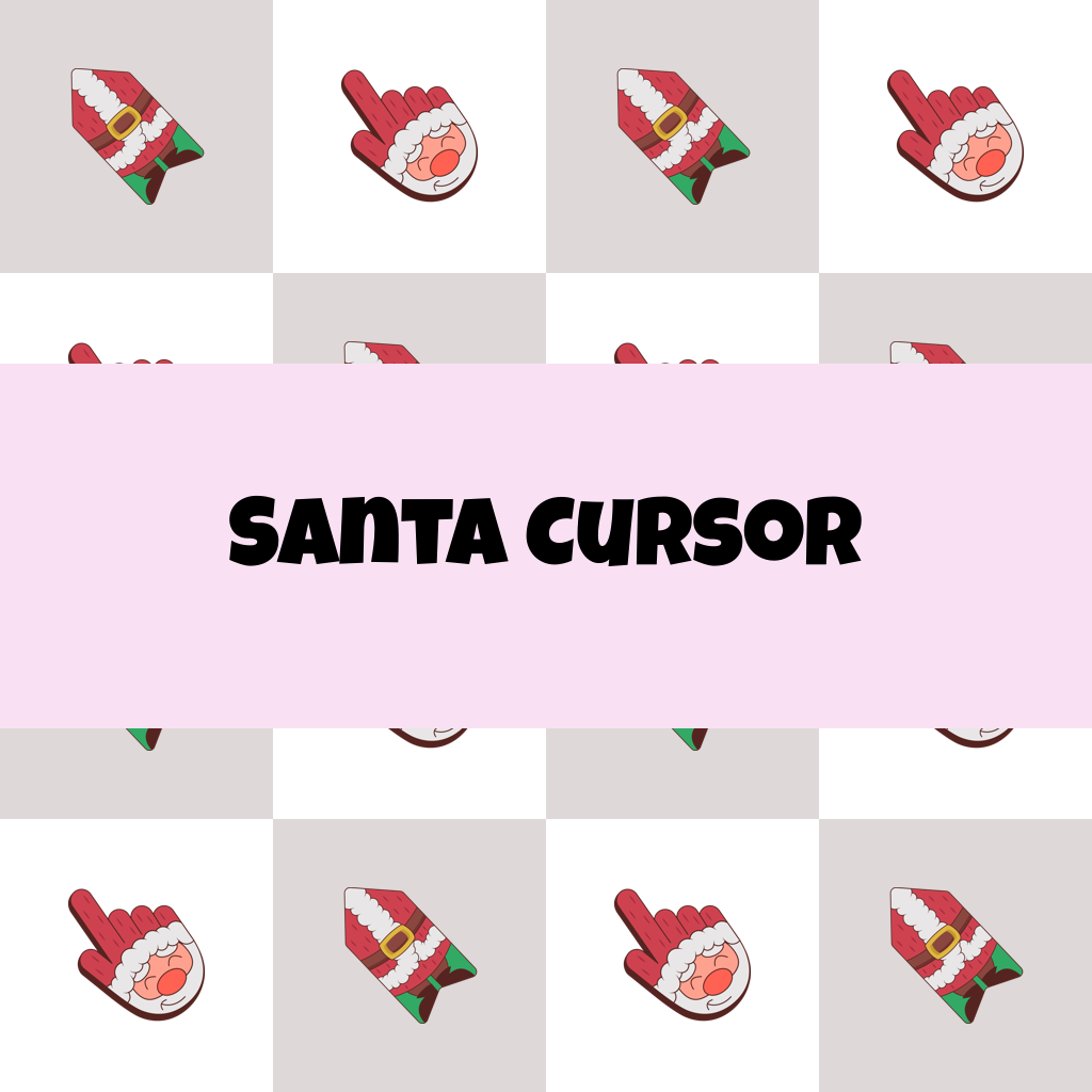 Preview Santa cursor custom cursor pack