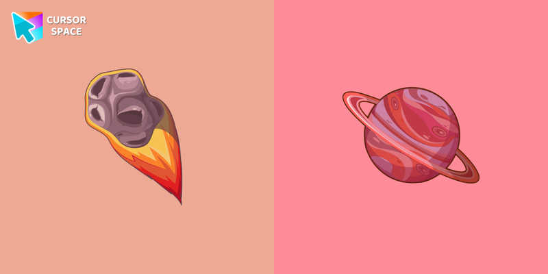Saturn Planet cursor
