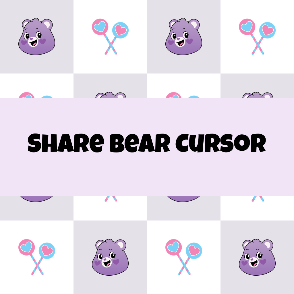 Preview Share Bear cursor custom cursor pack