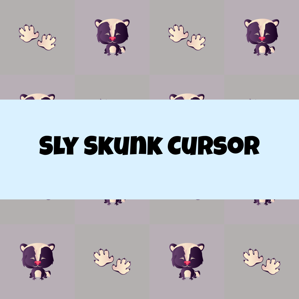 Preview Sly Skunk cursor custom cursor pack