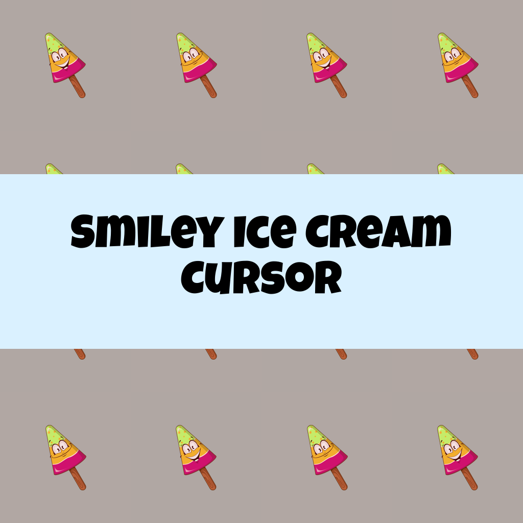 Preview Smiley Ice Cream cursor custom cursor pack