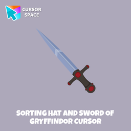 Sorting Hat and Sword of Gryffindor cursor pointer cursor