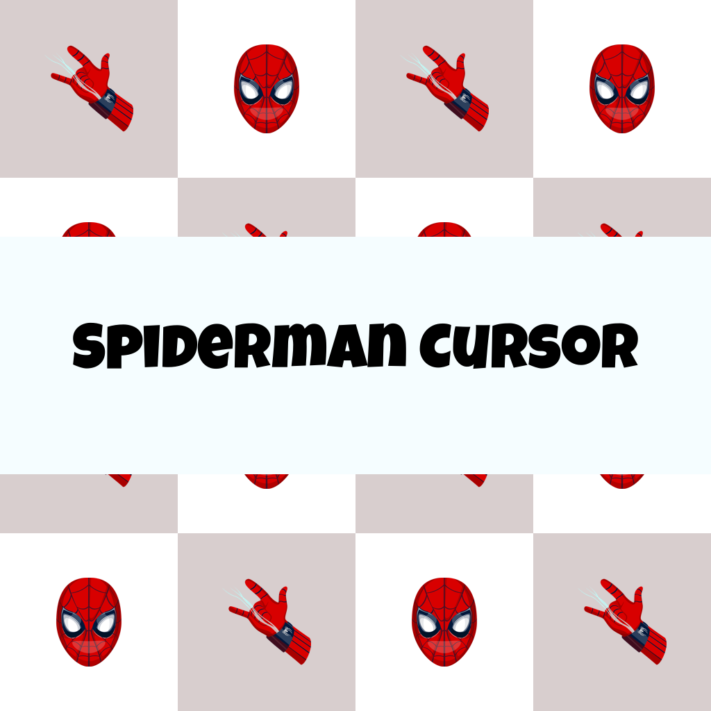 Preview Spiderman cursor custom cursor pack