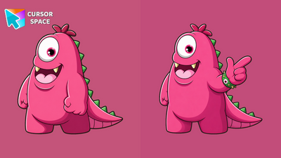 Spike Grin Monster Cursor